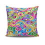 Aberto Design Funda de Cojín Multicolor 43 x 43 cm